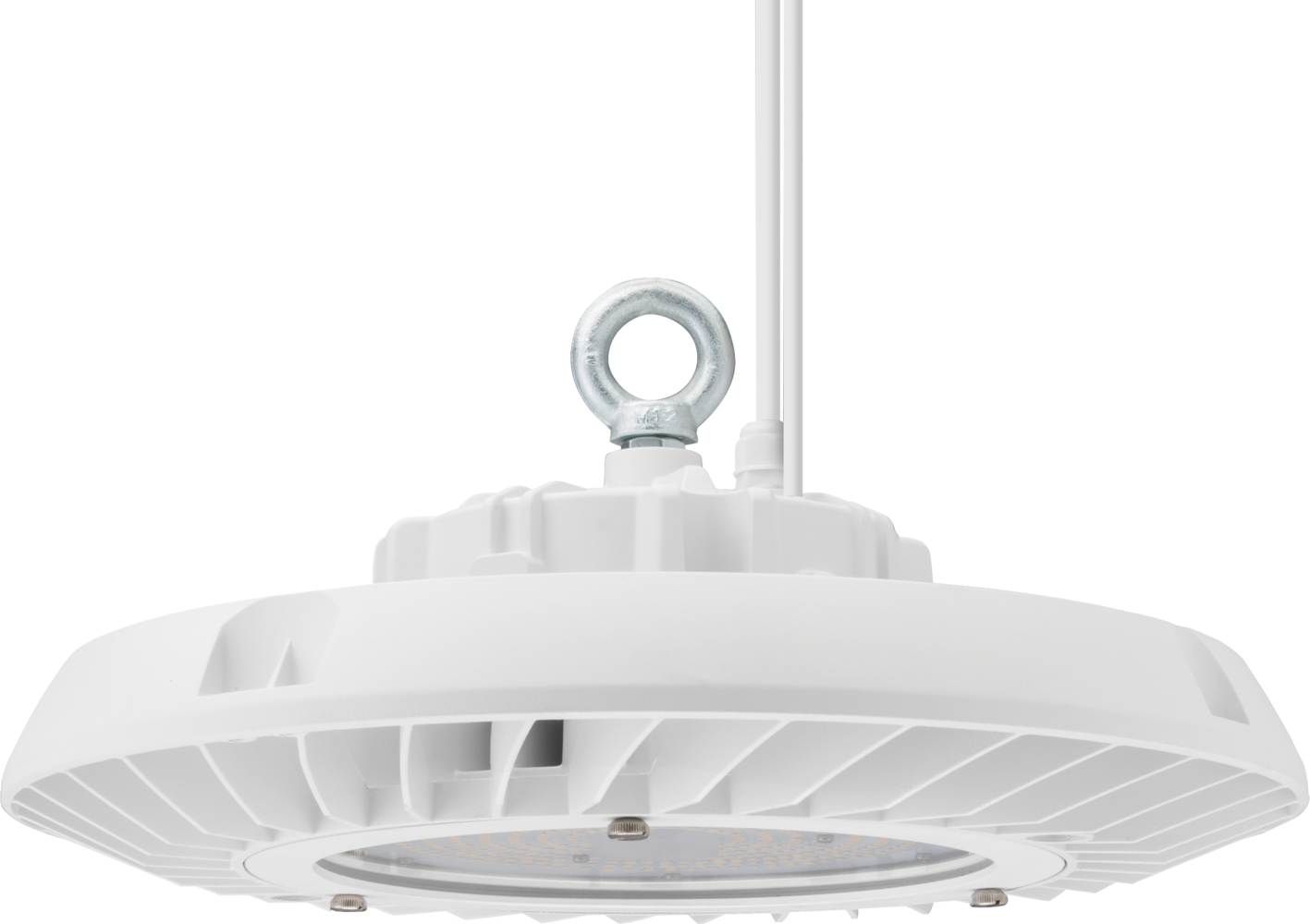 JEBL 18L HVOLT 50K 80CRI WH Round LED High Bay, 18000 LM, 5000K