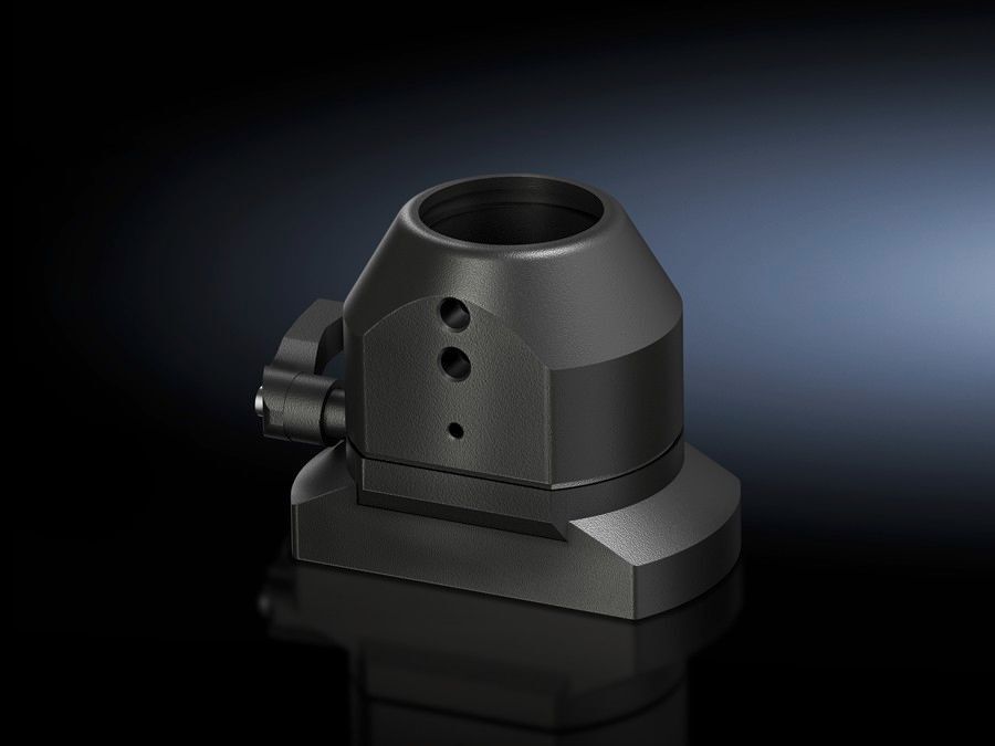 6501130 Enclosure Coupling, For Use With 120 x 65 mm Dia Support Arm Connection, Steel, Graphite Gray
