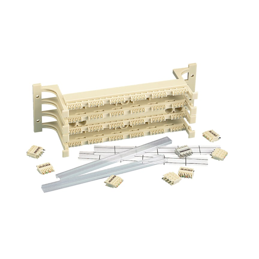 GPKBW24Y GP6 Plus Standard Density Punchdown Base Field Termination Kit, Polycarbonate