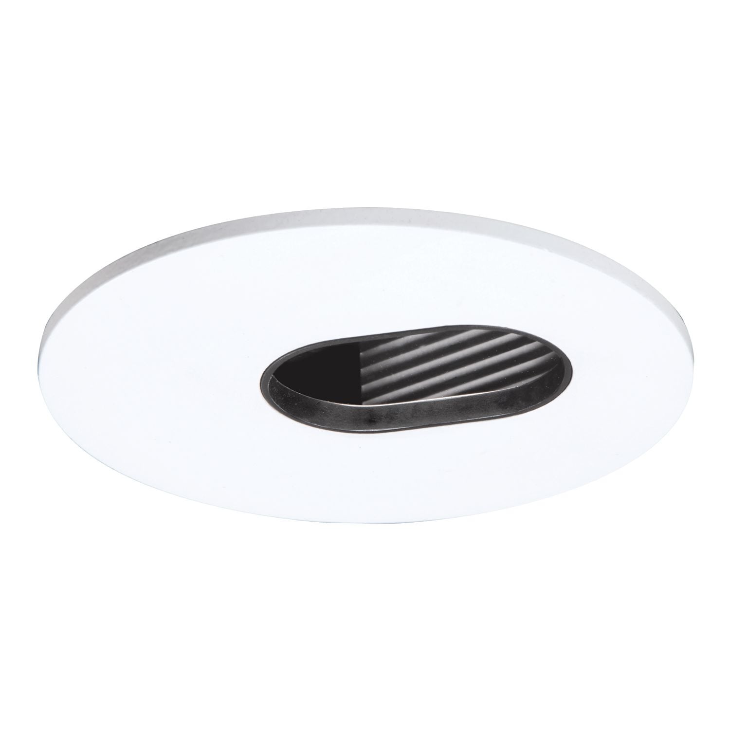 3006WHBB Halo 35 deg Tilt Adjustable Circle New Construction Lighting Trim Ring, 3 in ID x 4-1/4 in OD, Incandescent Lamp, Aluminum