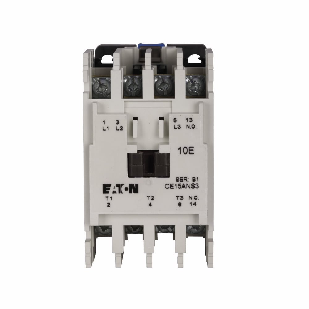 CE15CN3TB Freedom C-Frame Non-Reversing IEC Contactor With Steel Mounting Plate, 24 V AC at 50/60 Hz V Coil, 12 A, 3NO Contact, 3 Poles