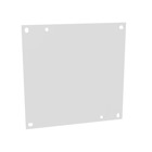 Back Panel Non UL Listed 8x8 Small Hinge Cover White Steel