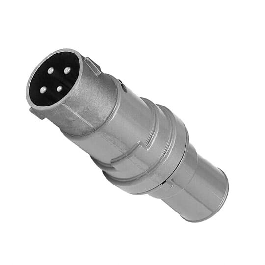 8418 Russellstoll DuraTite Ever-Lok Heavy Service Locking Plug, 480 VAC, 60 A, 3 Poles, 4 Wires