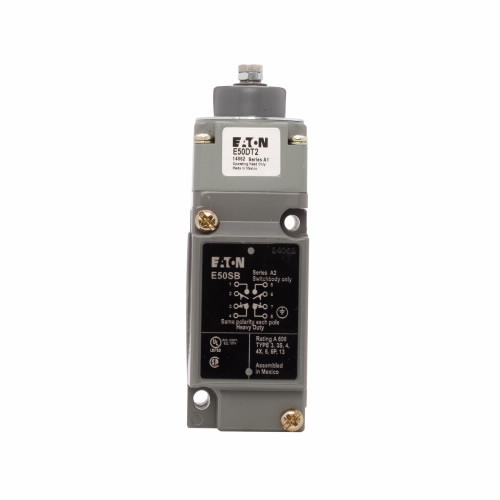 E50BT2 Assembled Heavy Duty Plug-In Limit Switch, 2NO-2NC Contact, 2 Poles