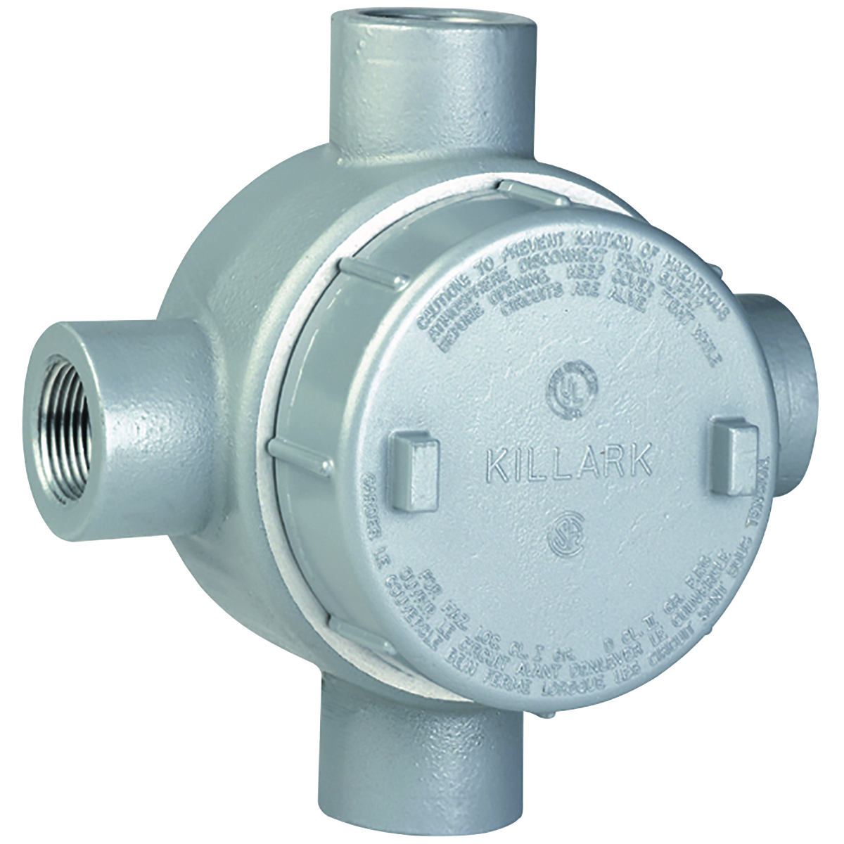 GECXT-3M Type X Conduit Outlet Box With Cover, 1 in, 2-11/16 in Cover Opening, 19 cu-in, Powder Epoxy Painted