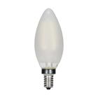 5.5 Watt C11 LED Lamp - Frosted Candelabra Base 2700K 500 Lumens 120 Volts