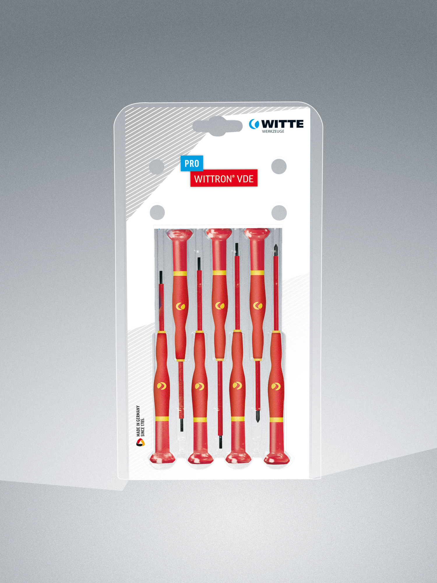 9T 89377 9T Set Screwdrivers, 7 Pieces, Plastic