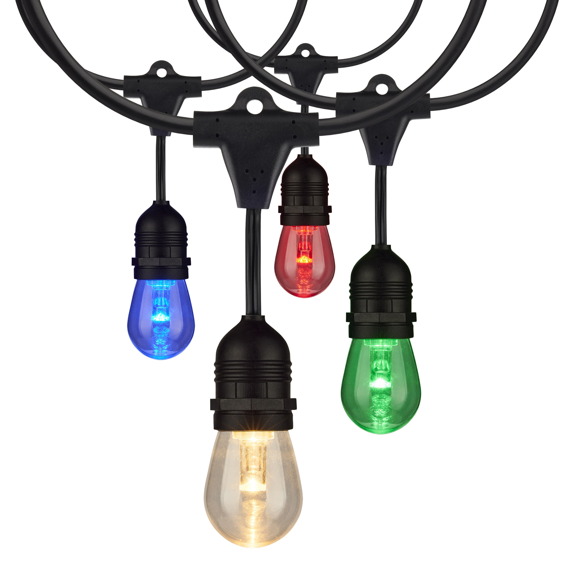 S8031 Dimmable String Light, 12 W Fixture, 120 V, Tunable White, (12) Lamps