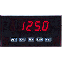 PAXH0000 AC Powered Voltage and Current Meter, 200 mV to 300 V AC/200 uA to 5 A Measuring, 3.8 in L x 4.1 in W x 1.95 in H, Flame Resistant Case, 0.01 % Accuracy, LED Display