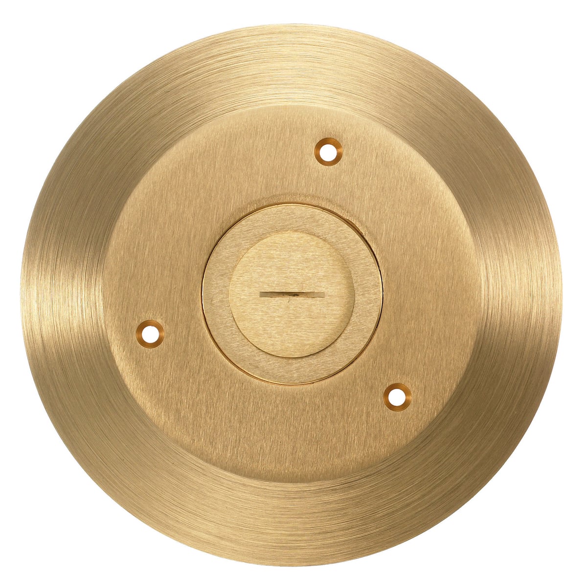 SF2725 1-Piece Combination Machined Standard Cover and Flange, 6-1/4 in Dia, 0.31 in D, Brass
