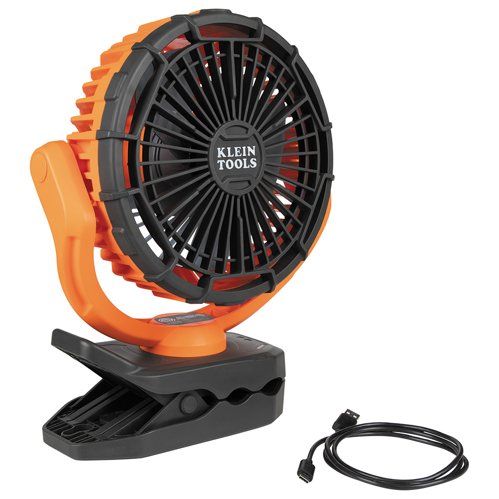 PJSFM2 Rechargeable Clamping Fan, 5 V, 2 Speeds
