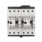 Eaton XT IEC contactor, 65A, Top-mounted, 110 Vac 50 Hz,  120 Vac 60 Hz, 1NO-1NC, 65A, Frame D, 55 mm, 50-60 Hz, 5,  15/ 20,  25,  50,  60 hp (1/3PH @115, 230/200, 230, 460, 575 V), Three-pole, Screw terminals, FVR