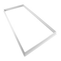 TPE10FK24 Frame Kit With Mitered Corner, For Use With TPE Edge Lit Series 2 x 4 ft LED Troffer, 2 x 4 ft Size, Aluminum, Matte White