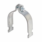 Eaton B-Line series O.D. pipe and conduit clamp, 0.1040" H x 5.8430" L x 1.25" W, Steel, Pipe or conduit clamps