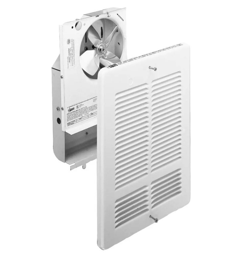 Economy Wall Heater Interior & Grill, 1500/750W 120V, White