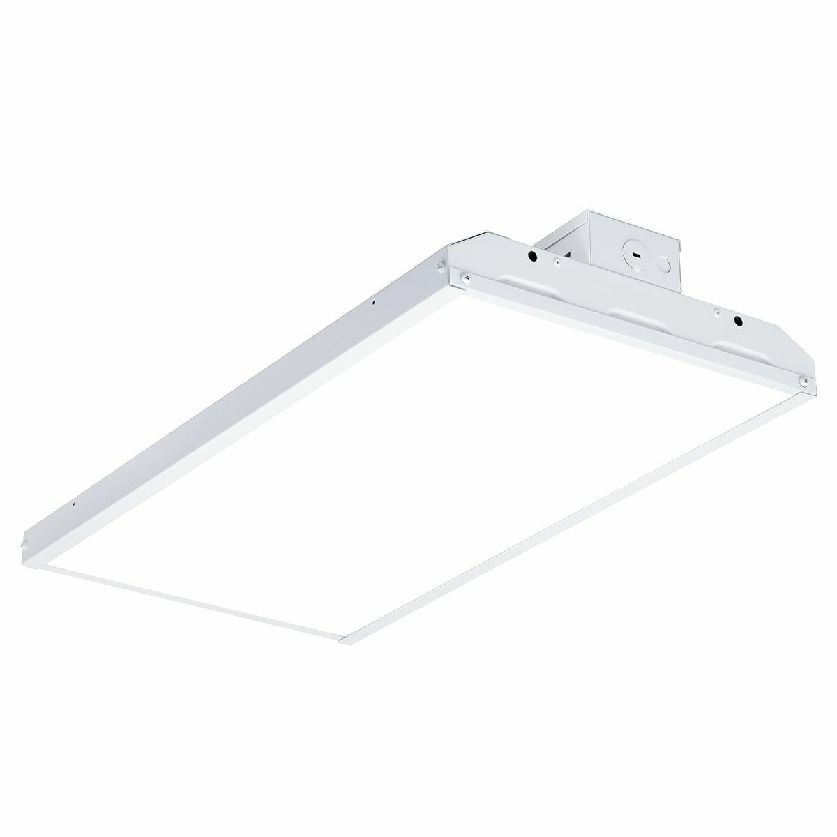 CHB2-40LX-FA-EDU Low Extra High Lumen Linear Rectangular High Bay Fixture, 120 to 277 V AC, White Painted Housing
