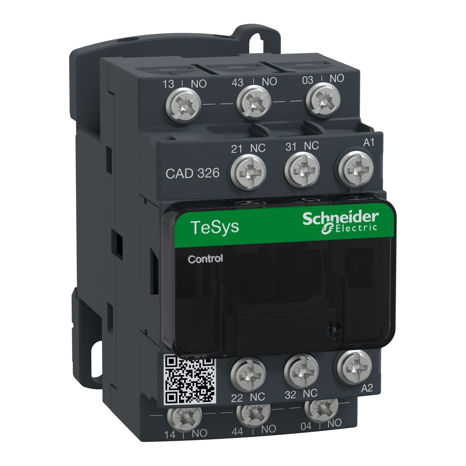 CAD326M7 TeSys D IEC Control Relay, 10 A, 3NO-2NC 3 Form A/2 Form B Contact, 220/230 V AC V Coil