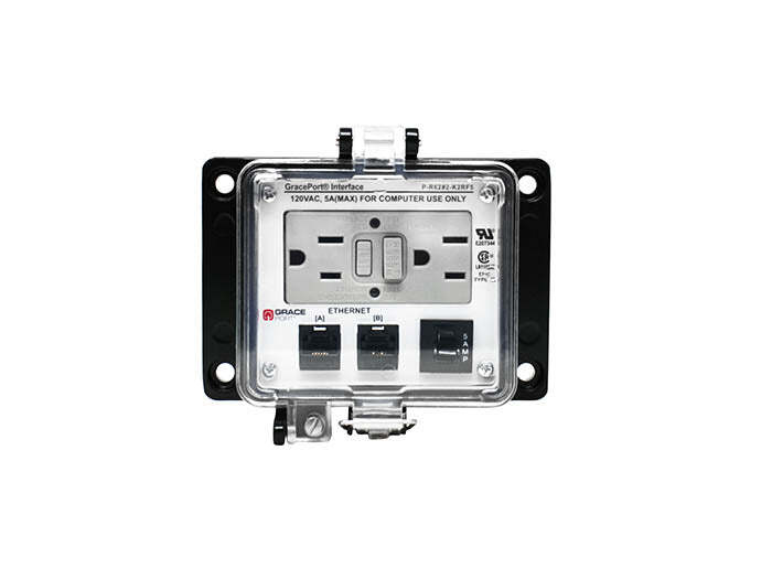 P-R62#2-K2RF5 Bulkhead/UL Type 4X Interface Connector, 304 Stainless Steel Housing