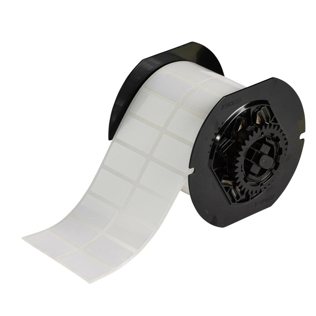 B33-6-423 B33 Die-cut Component and Barcode Label, 0.75 in H x 1.5 in W, Polyester