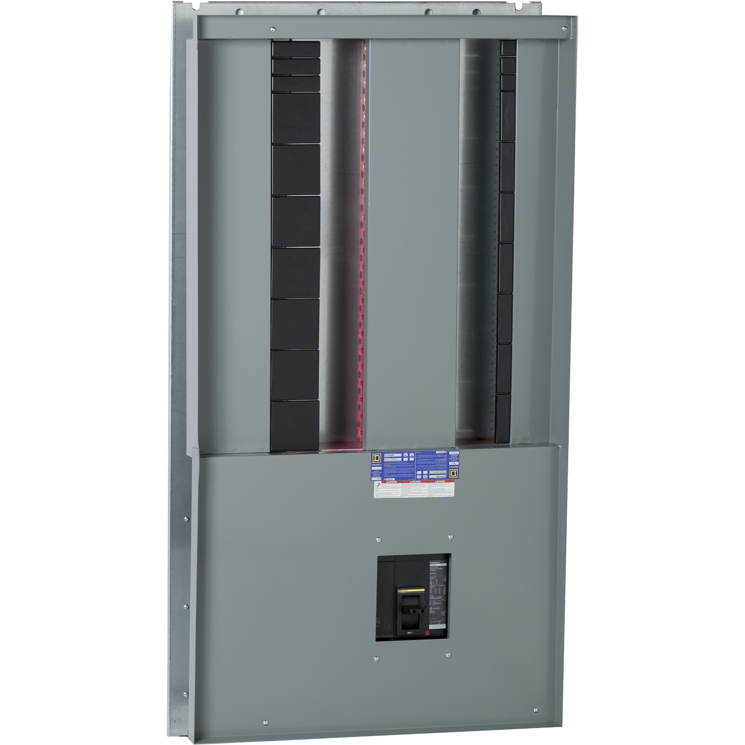 HCP36868M I-Line 3-Phase Bottom Panelboard Interior, 600 V AC/250 V DC, 800 A, 72 Spaces, 200 kA SCCR