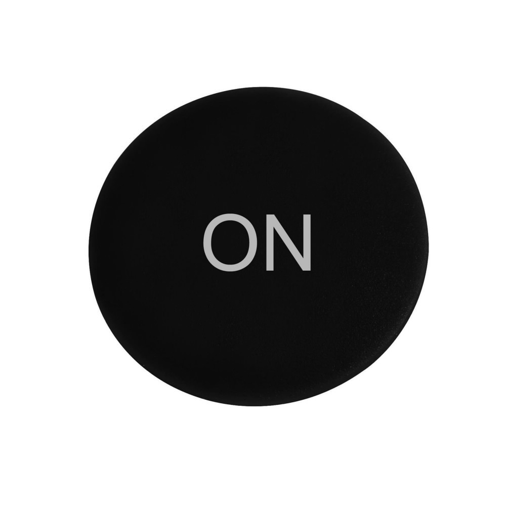 M22-XD-S-GB6 RMQ-Titan M22 Flush Non-Illuminated Button Plate, 22.5 mm, NEMA 4X/21/IP67/IP69K NEMA Rating, Round Shape, ON Legend, Plastic