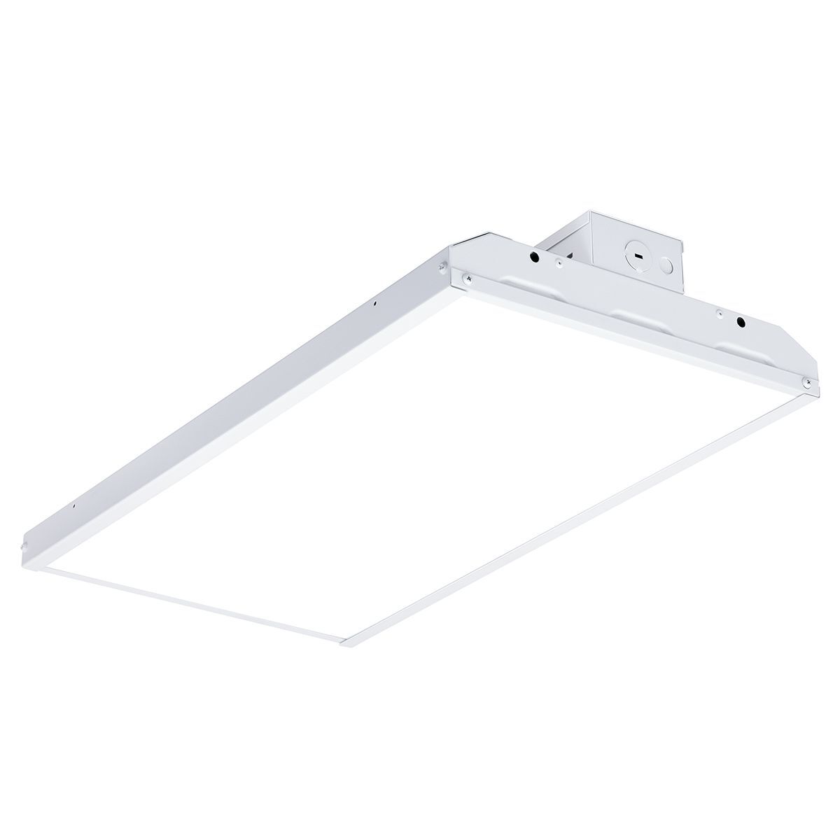 CHB2-40MV-FA-EDU Medium Very High Lumen Linear Rectangular High Bay Fixture, (1) Lamp, 120 to 277 V AC, White Painted Housing