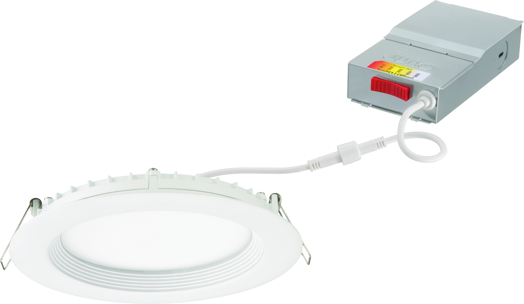 WF6 REG SWW5 90CRI MW M6 WF6 Downlight, 13 W Fixture, 120 to 277 V, Aluminum Housing