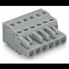 1-conductor female connector; CAGE CLAMP; 2.5 mm; Pin spacing 5 mm; 5-pole; 2,50 mm; gray