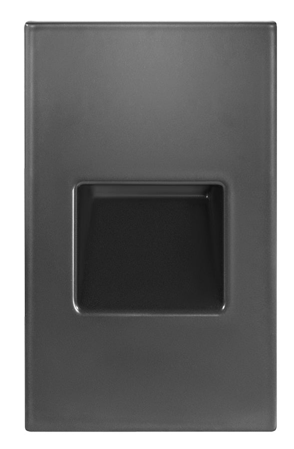 FSLEDV3Y/120 1/2 in Trim Step Light, LED Lamp, 3 W Fixture, 120 V AC, Bronze/Polyester Powder Coated Housing
