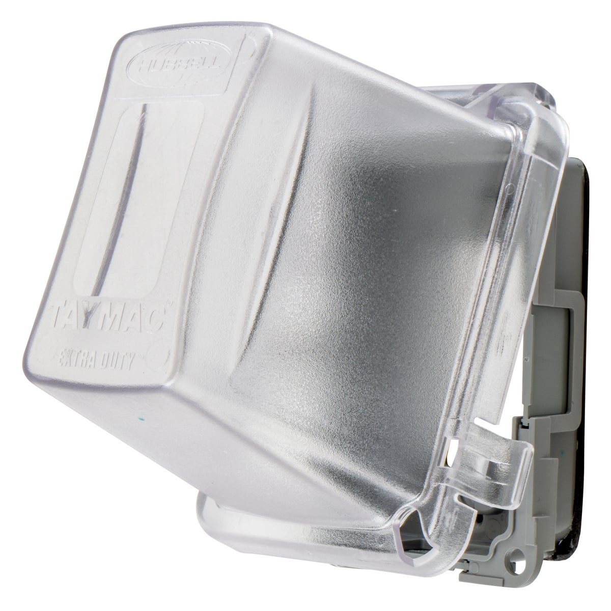 RW58350 Extra Deep Hood Non-Metallic Standard Weatherproof Molded While-In Use Cover, 2.95 in L x 2.1 in W x 2.55 in D, Polycarbonate