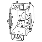 Boxes, General Purpose, Switch, Brand or Series: Appleton, Type: Square Corner Switch Box with Non-Metallic Sheathed Cable Clamps, Dimensions: 3 Height X 2 Width X 2-1/4 Depth Inch, Volume: 10.5 Cubic Inch, Mounting: Lockbox Support Welded on Each Side, P