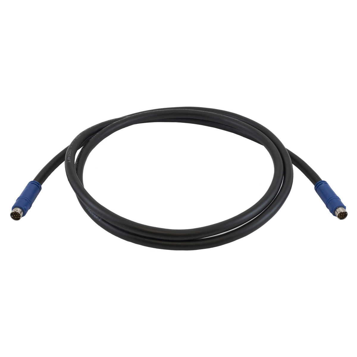 VGA6P35BK AV Plenum Plug-N-Play AV Patch Cord, (8) 28 AWG Stranded Copper Conductor, 35 ft L, 600 VAC