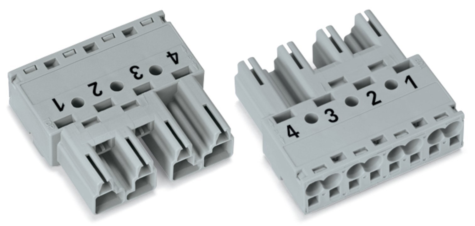 770-254 Operating Tool Plug, 400 V, 4 Positions, 0.394 in, Polyamide
