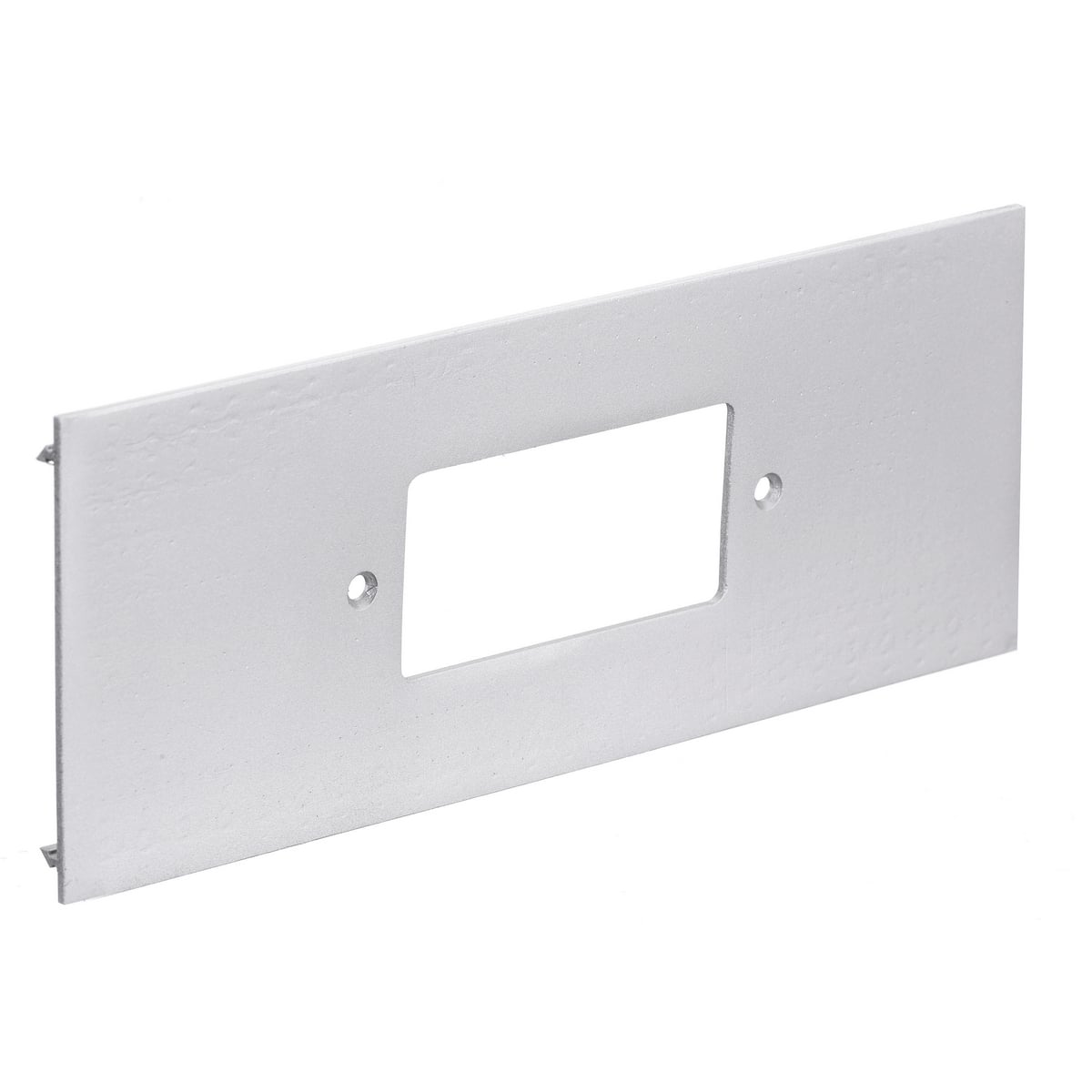 HBLALUG HBLALU3800/HBLALU4800 1-Gang Decorator Rectangular Removable Standard Cover Plate, For Use With HBLALU3800, HBLALU4800 Series Metal Raceway, Aluminum
