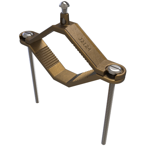 J2124 Grounding Clamp With Strap, 1/2 to 1 in Conduit, 10 to 4 AWG Conductor