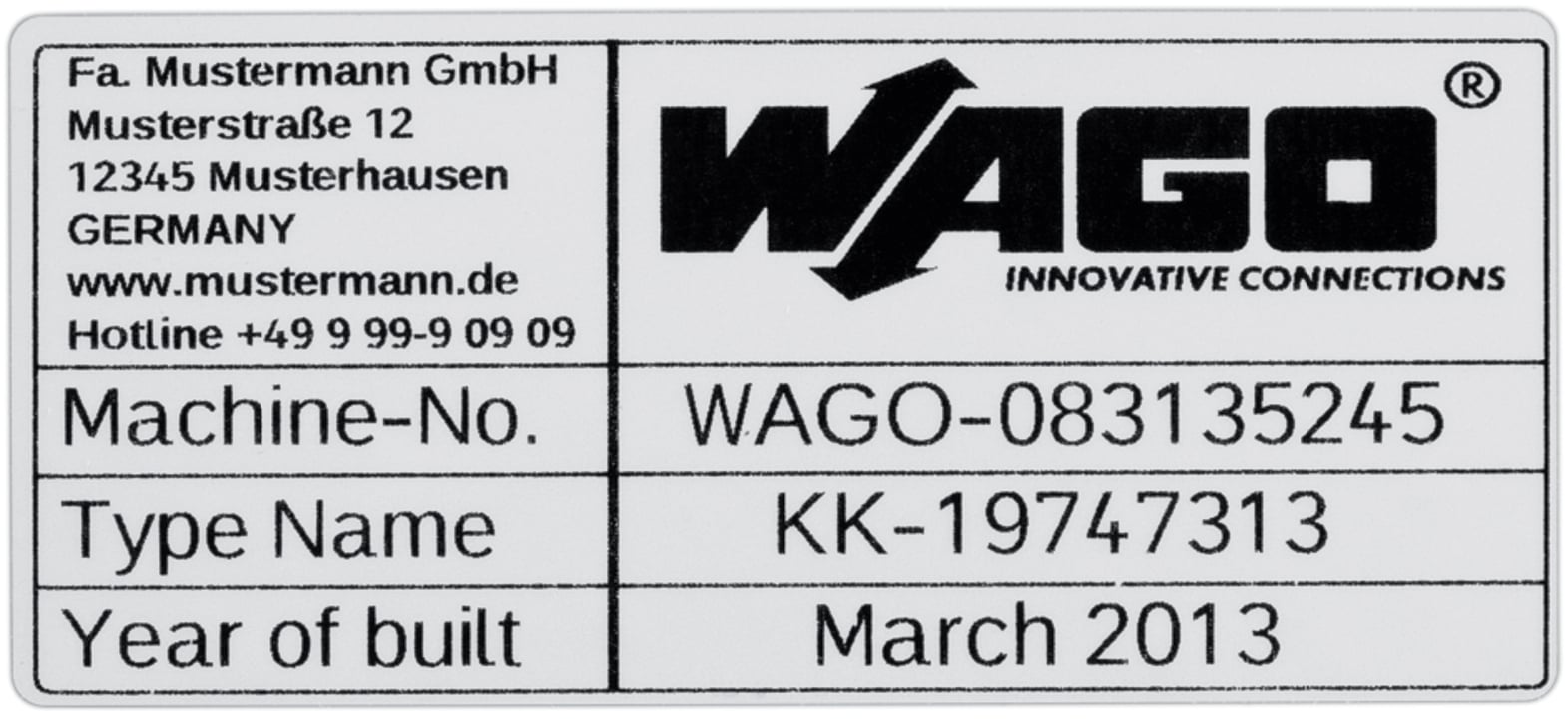 210-804 Label, Silver