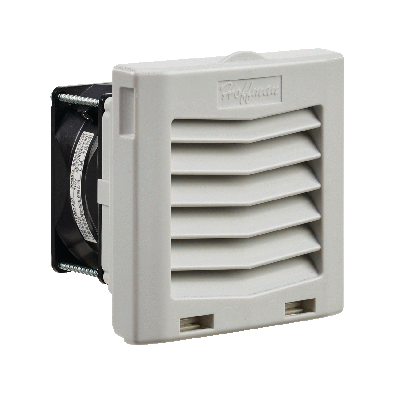 HF0424414 MCLF Filter Fan, 24 V DC, 0.14 A, 3.4 W, 21 cfm, NEMA 12/IP54 Enclosure