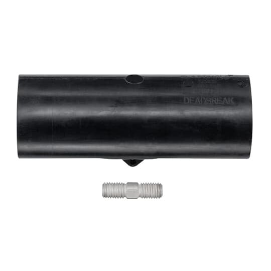 K655BE Elastimold 600 Deadbreak Bushing Extender With Stud, For Use With Cable and Network Circuits, 12/25 kV, 600 A, 90 deg C, EPDM Rubber