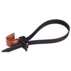 Messenger Hanger and Hanger Strap-Releasable, Black Nylon 12 for Temperatures up to 80 Degrees Celsius (176 F), Weather and Ultraviolet Resistant, Bronze Hook, Length of 304.8mm (12.0 Inches), Width of 13.21mm (0.520 Inches), Tensile Strength Rating of 890 Newtons (200 Pounds)
