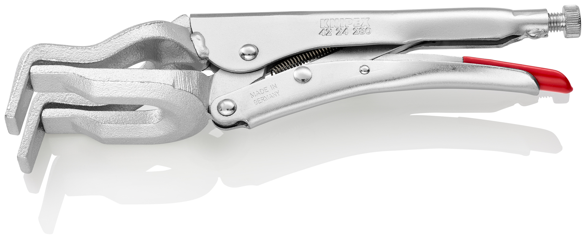 Welding Grip Pliers, 11 in., Bare Handles, 2 3/4 in. Max. Opening