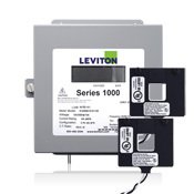1K240-1W VerifEye 1000 1-Phase 3-Wire Surface Mount Split Meter Kit, 120/208 V AC, 100 A, LCD Display, Isolated Pulse Output Communication