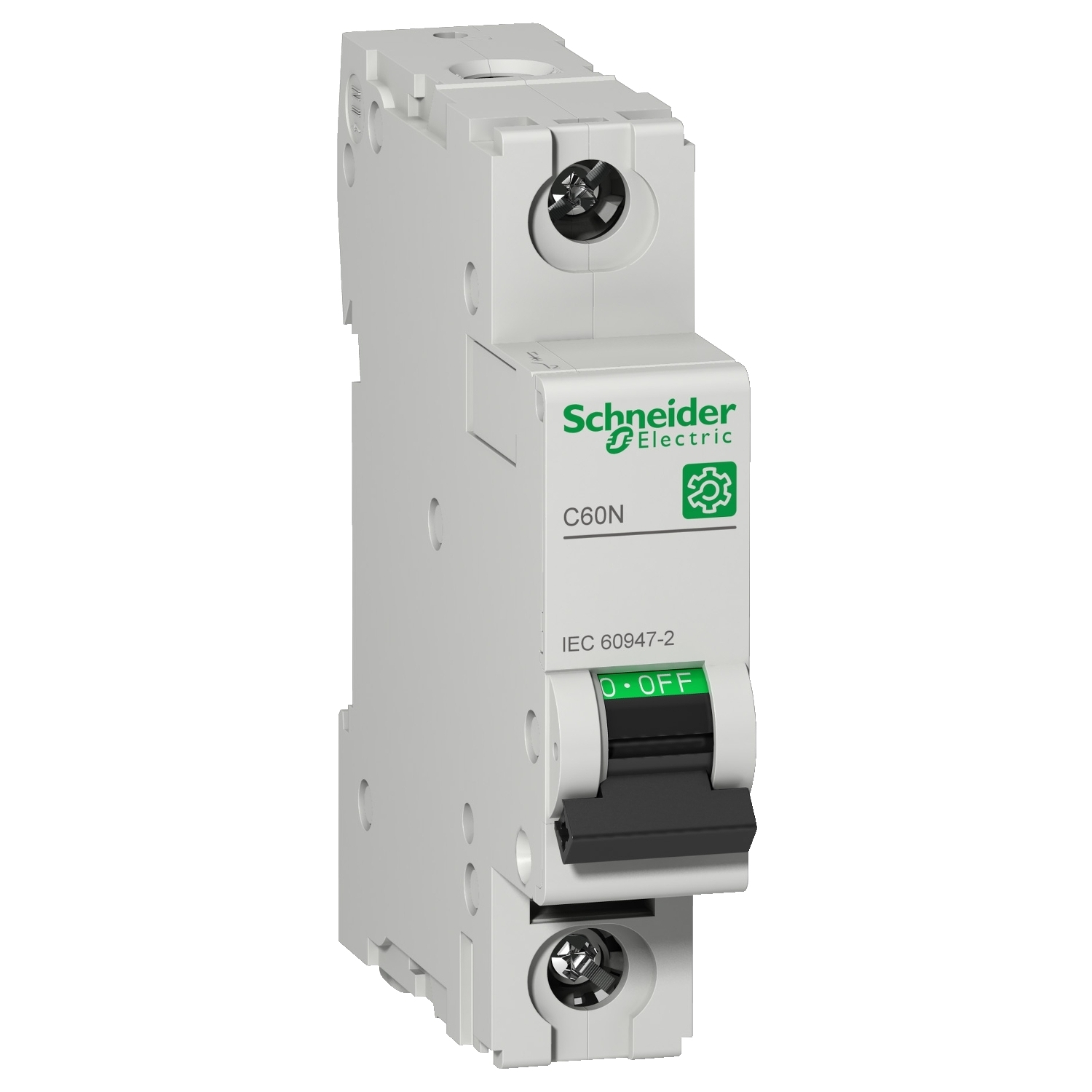 M9F12104 Multi 9 C60 Miniature Circuit Breaker, 240/415 V AC, 4 A, 10 kA Interrupt, 1 Poles, Thermal Magnetic Trip