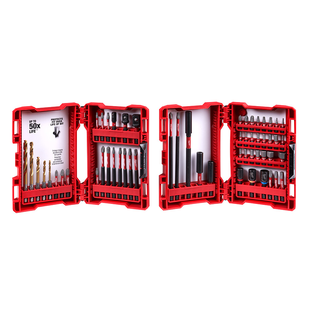 48-32-4017 Shockwave Impact Duty Drill and Drive Set, 56 Pieces, Steel