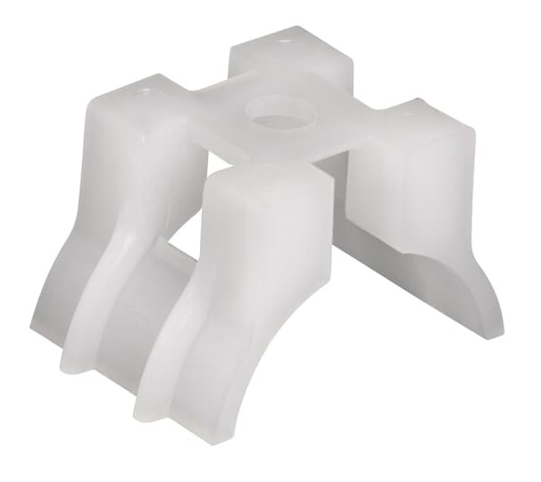TC92 Ty-Rap Heavy Duty Saddle Mounting Base, Threaded Mounting, 0.19 in W Tie, Nylon/Polyamide 6.6, Natural