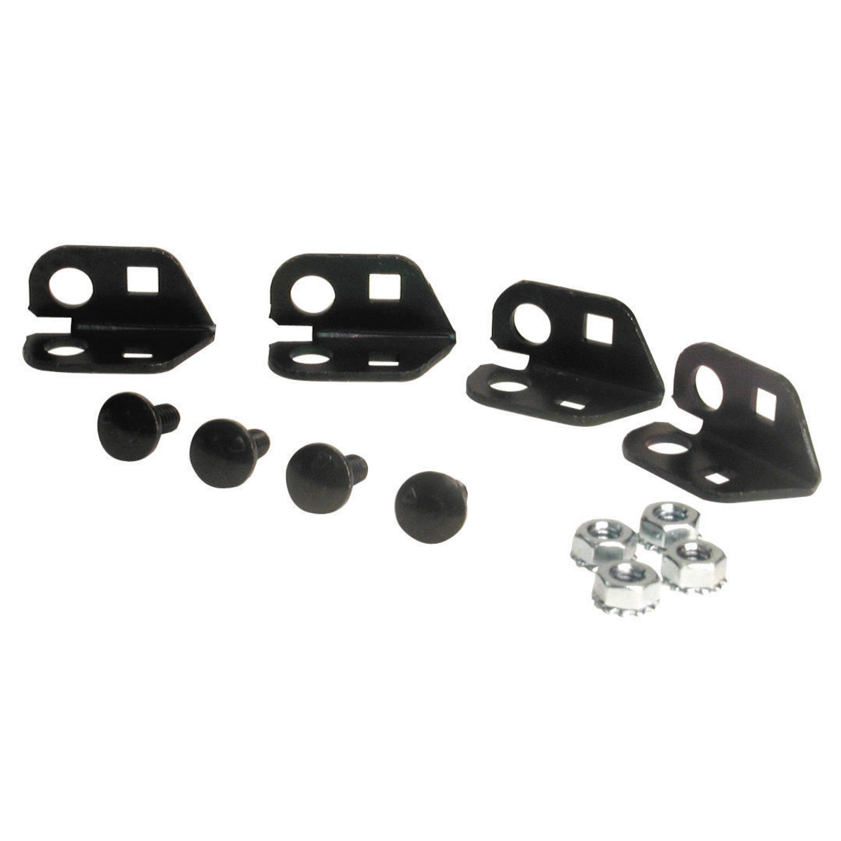 REKH Padlock Hasp Kit, For Use With RE-BOX Remote Equipment Wall Mount Cabinet/Enclosure, Composite, Black