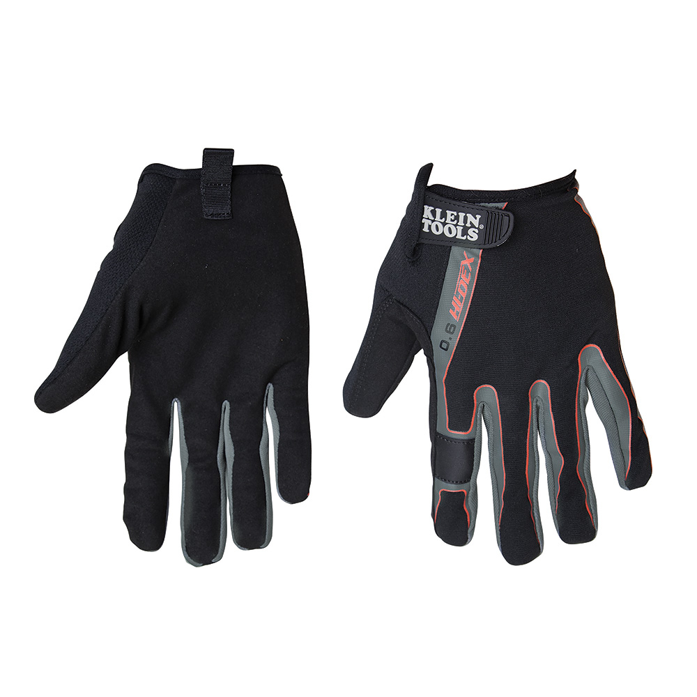 40230 Touchscreen High Dexterity Gloves, L, Fabric, Black