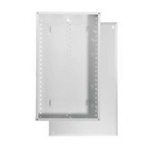 EN2000 Rear/Top Structured Wiring Enclosure, 14.3 in W x 3.7 in D x 20.1 in H, Cold Rolled Steel