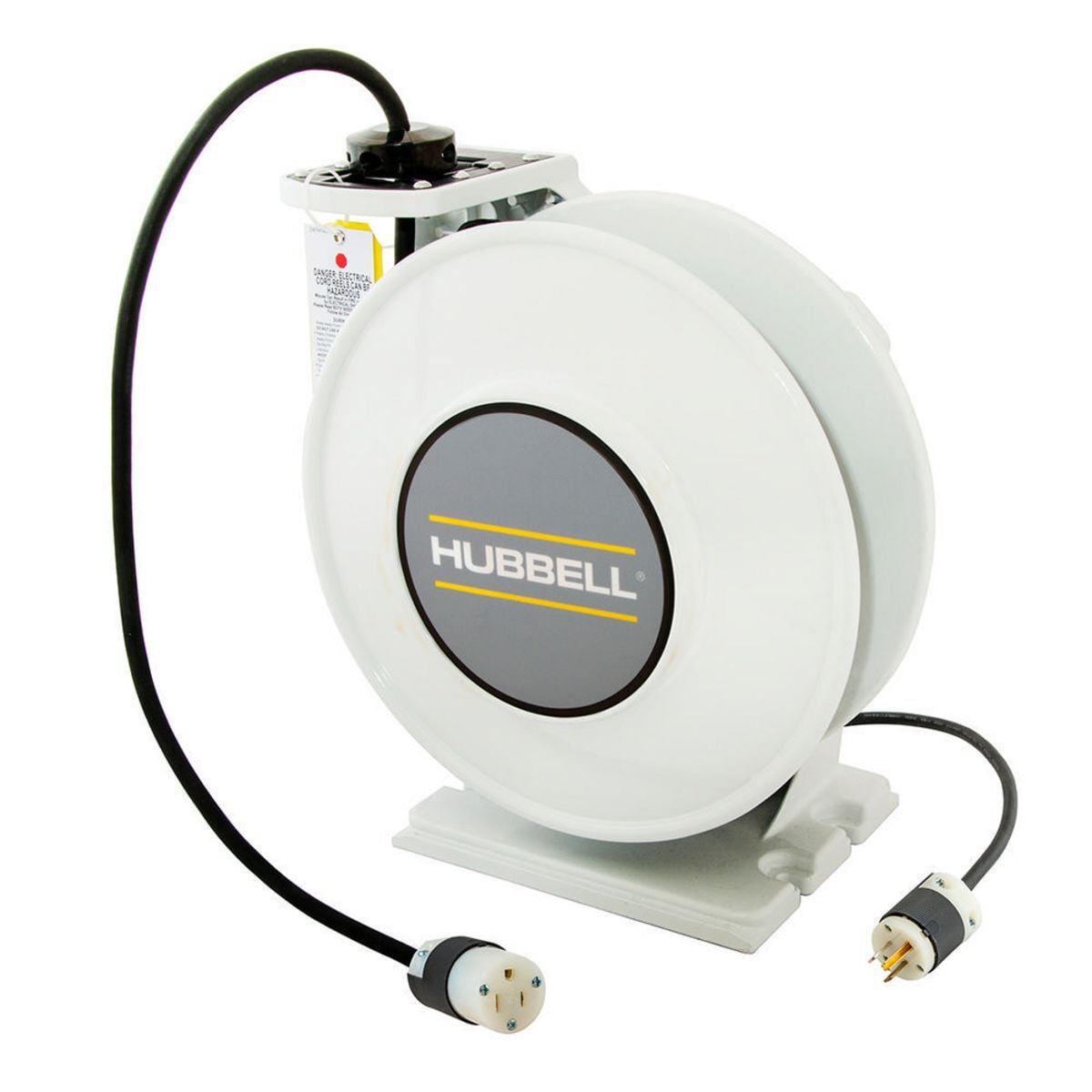HBLI35143C15 inREACH 3-Conductor Cord Reel With HBL5269C 15 A Connector, 250 VAC, 15 A, 35 ft L Cord, 14 AWG Conductor