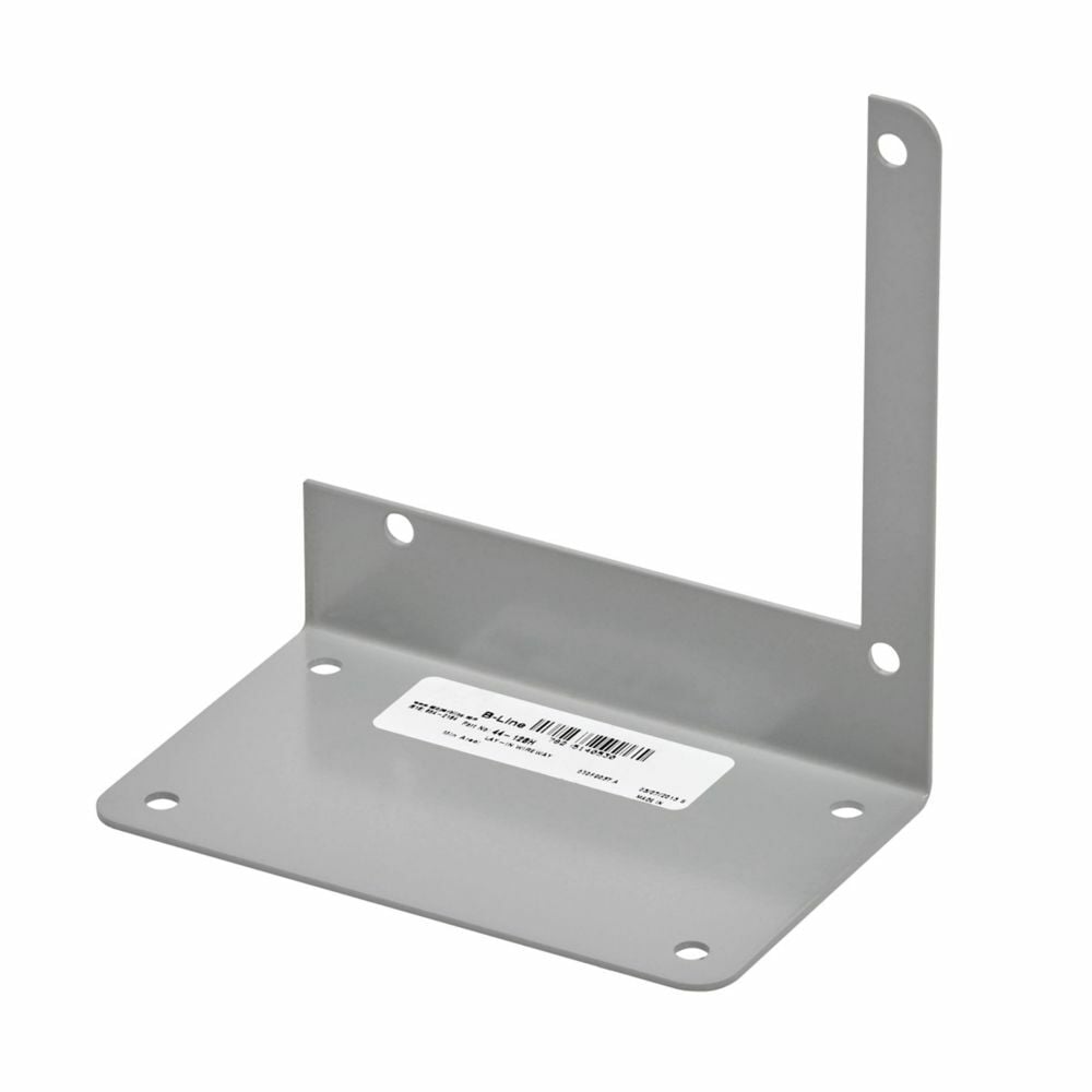 66-12LBH Bracket Wireway Hanger, 6 x 6 in, For Use With NEMA 12/IP54 Hinged, Latched Cover Wireway, Steel, Gray