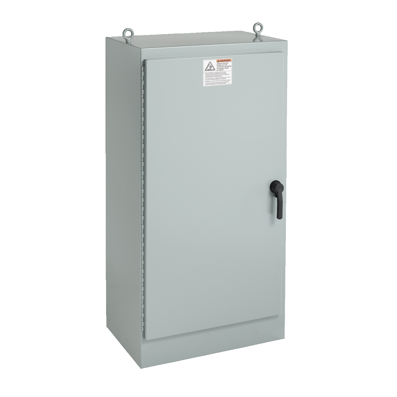 A72H3724FS3PT A4L3 1-Door Large Enclosure, 72.06 in L x 37.06 in W x 24.06 in D, NEMA 4/IP66 NEMA Rating, Steel